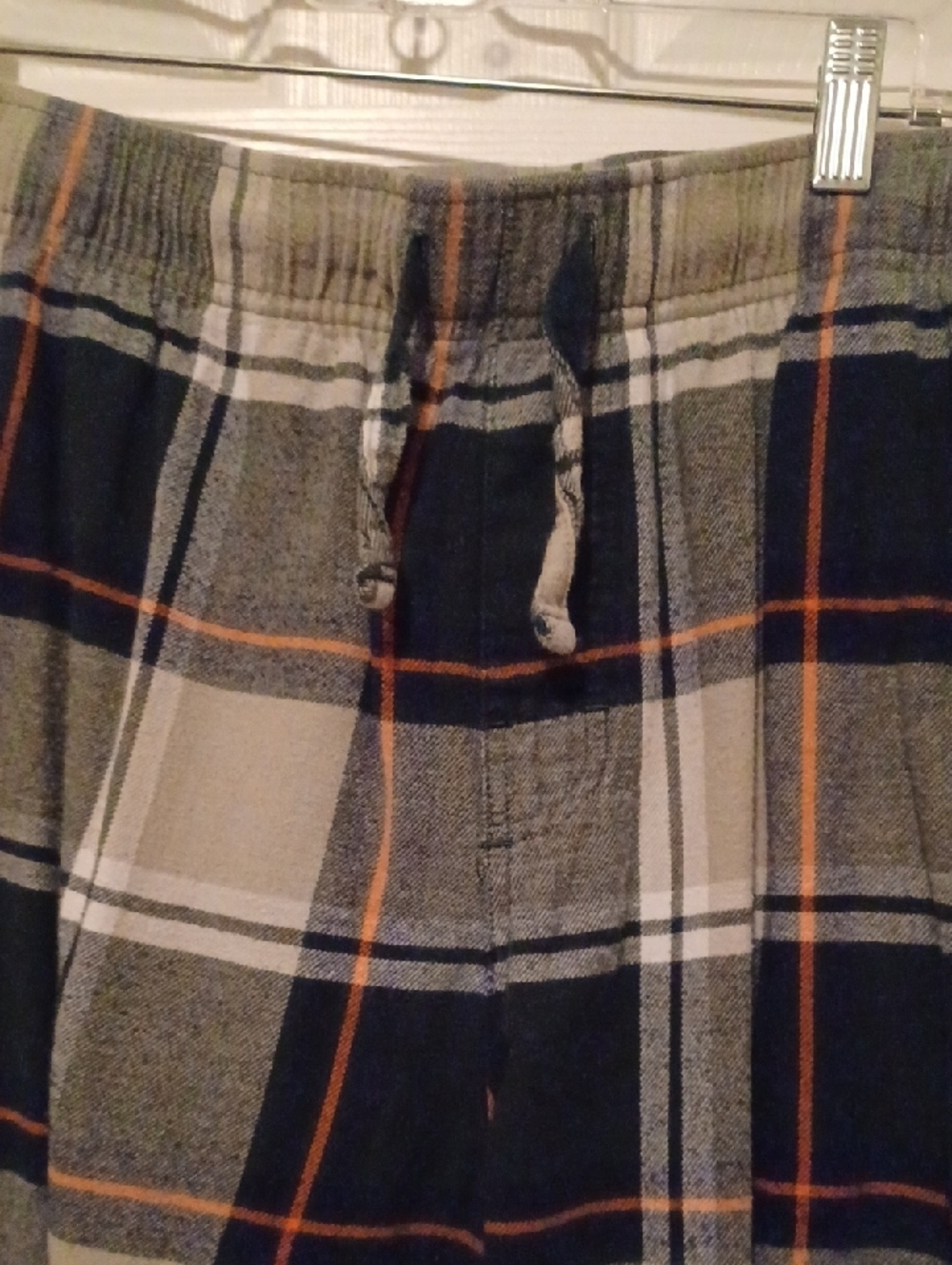 --Old Navy Men's Black, Gray & Cream Plaid Sleapwear Pants Size XXLarge Cotton - Picture 3 of 6